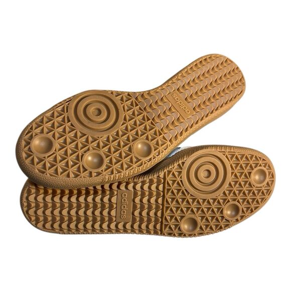 Adidas Samba OG JS1391 Women’s Size 9.5 Blue White Gum Shoes New w/ Defect - Picture 7 of 8